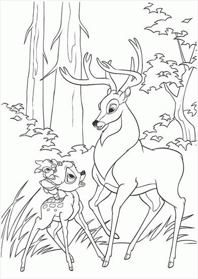 Bambi - Bambi - kolorowanka 76.GIF