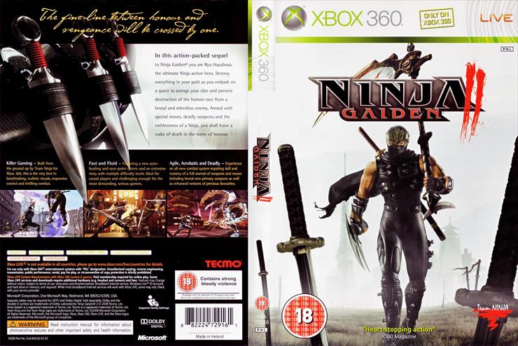 OKŁADKI - Ninja Gaiden 2 Pal.jpg