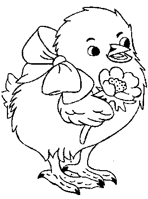 kaczuszki i kurczaczki - WIELKANOC kurczaczki - kolorowanka 72.gif