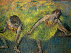 EDGAR DEGAS - Two Dancers at Rest by Degas.jpg