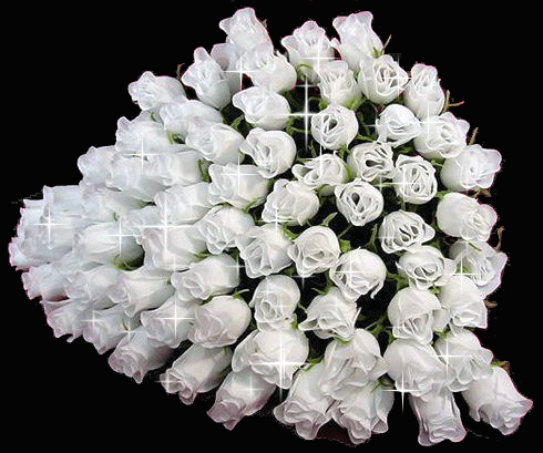 KWIATKI KWIATUSZKI - róże bukiet białych.gif