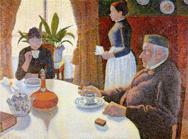 Signac, Paul 1863-1935 - Signac The Dining Room La Salle a manger.jpg
