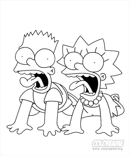 Simpsons - Simpsons - kolorowanka 137.gif