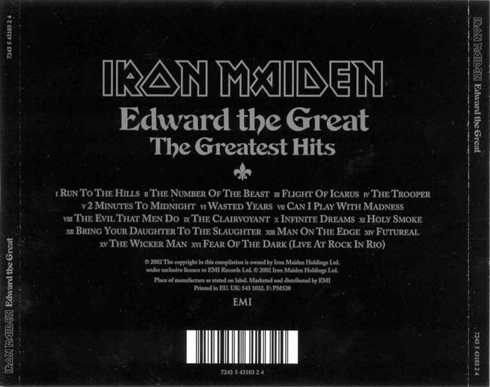 Iron Maiden - 2003 - Edward The Great best of - rear.jpg