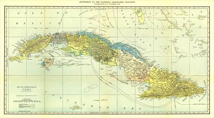 National Geografic - Mapy - Central America - Cuba 1906.jpg