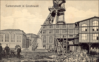 Gischewald-Giszowiec dawniej1 - Szyb Carmer-1918.jpg