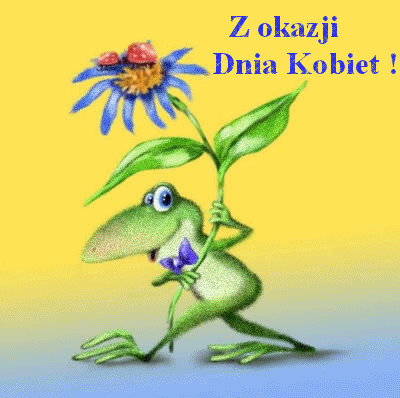 8 marca Dzień Kobiet - z_okaz_DK_zabka.gif