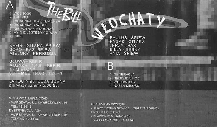 The Bill, Wlochaty 1993 - Live - Live_back.jpg