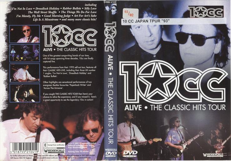 DVD Muzyka - 10cc - Alive The Classic Hits Tour - Cover.jpg