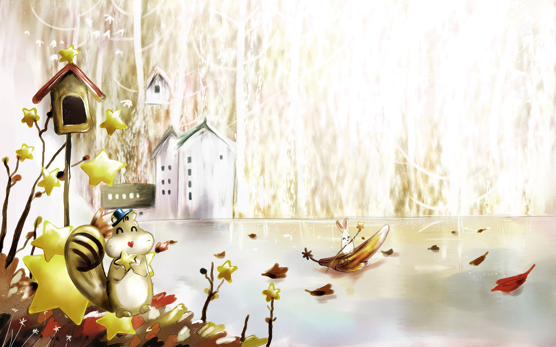 Autumn Fairy Tale Wallpapers - vector_autumn_illustration_viewillustrator_1020.jpg
