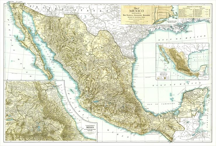 National Geografic - Mapy - Central America  Mexico 1916.jpg