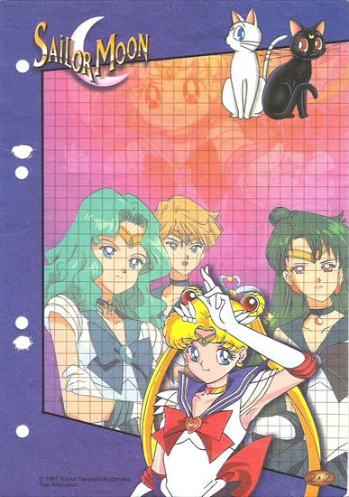 Kartki do segregatora Sailor Moon - Karteczki do segregatora Sailor Moon 07.jpg
