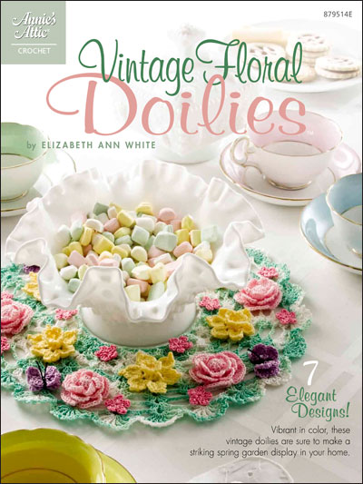 Piękne Kwiatowe Serwetki Vintage Floral Doilies - 0000 Vintage Floral Doilies.jpg