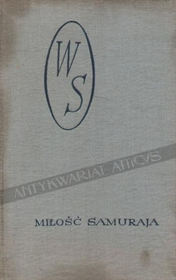 Miłość samuraja - okładka książki - Wydawnictwo Literackie, 1957 rok.jpg