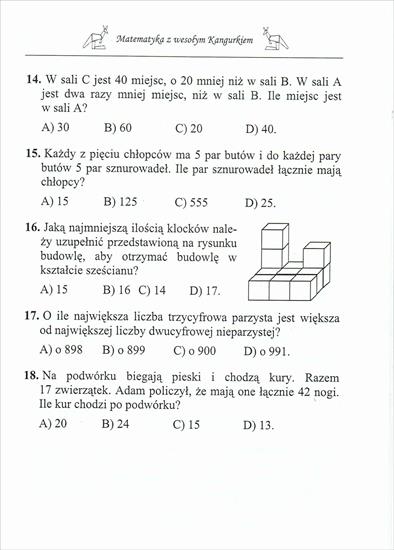 konkursy matematyczne - Kangurek-2008-zadania-027.jpg