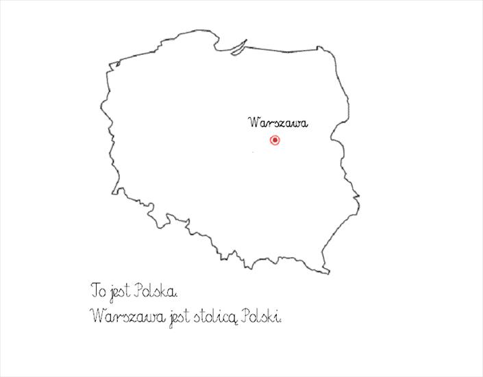 mapa Polski - mapa Polski - kolorowanka 5.GIF