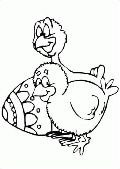kaczuszki i kurczaczki - WIELKANOC kurczaczki - kolorowanka 85.GIF