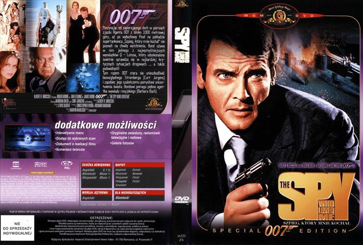 James Bond - 007 Complete Ant... - James Bond E 007-10 Szpieg, który mnie koch...ł - The Spy Who Loved Me 1977.07.07 DVD PL.jpg