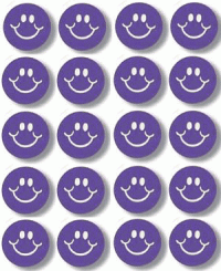 bużki - stickers_purple_smile_face_grape_scented_sticker.gif