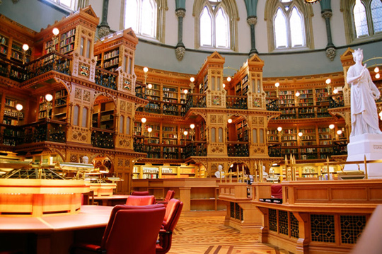 Biblioteki Świata - Library of Parliament,Ottawa,Kanada.jpg