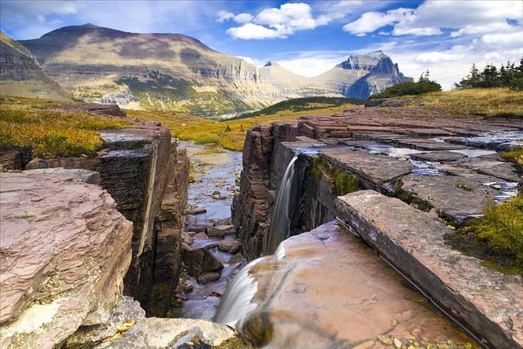 Stany Zjednoczone - Triple Falls, Glacier National Park, Montana0.jpg