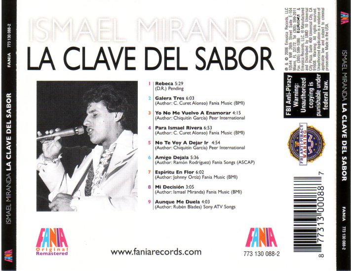 Ismael Miranda - La Clave Del Son 2006 - Ismael Miranda - La Clave Del Son.tra.jpg