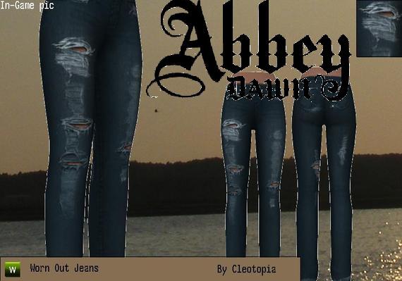Spodnie - Abbey Dawn Punk Jeans.jpg