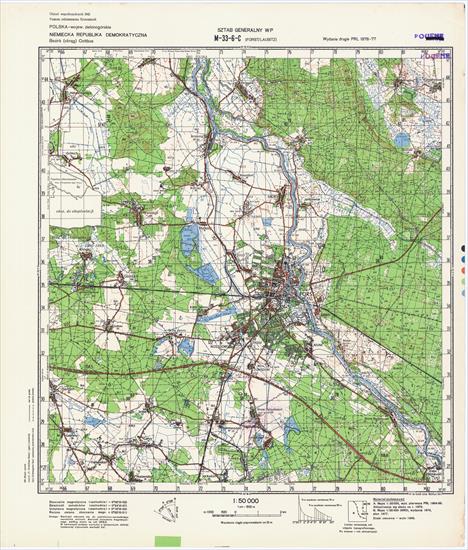 Mapy topograficzne LWP 1_50 000 - M-33-6-C_FORST_LAUSITZ_1980.jpg