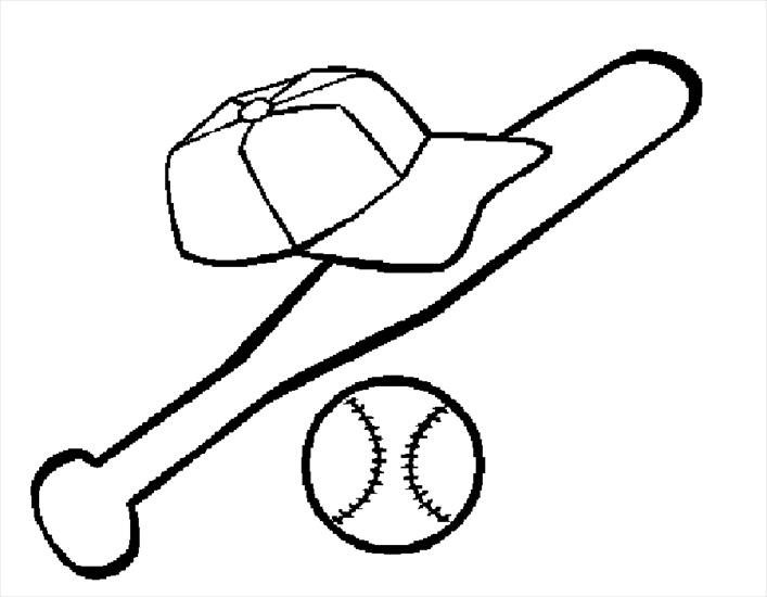 Kolorowanki Baseball - baseball5.bmp