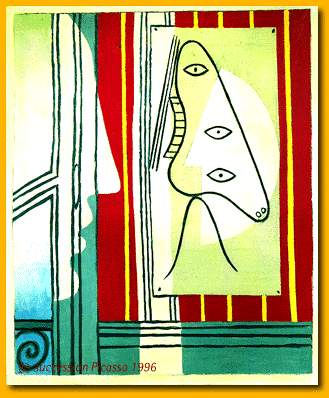 Picasso 1928 - Picasso Personnage et profil. 1928. 73 x 60 cm. Oil on canva.jpg