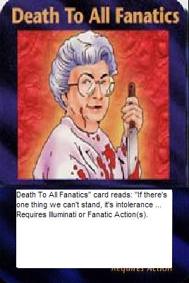 Pojedyńcze karty - Death to All Fanatics.JPG