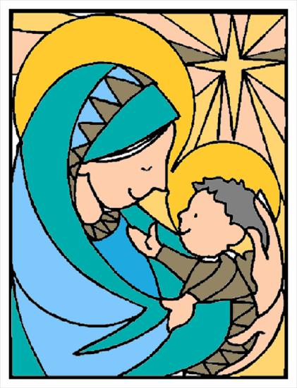 BOŻE NARODZENIE - Maryia i Jezus.gif