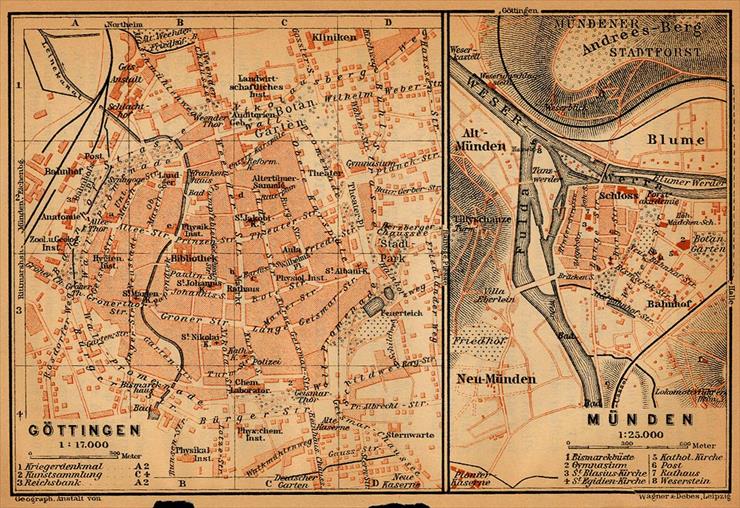 Niemcy 1910 - mapy i plany - gottingen munden.jpg