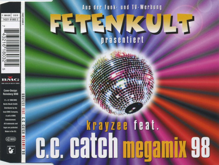 Covers - C.C. Catch feat. Krayzee - Megamix 98 front.jpg