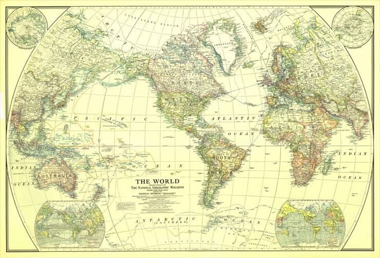 Mapa Świata - World Map - Political Divisions 1922.jpg