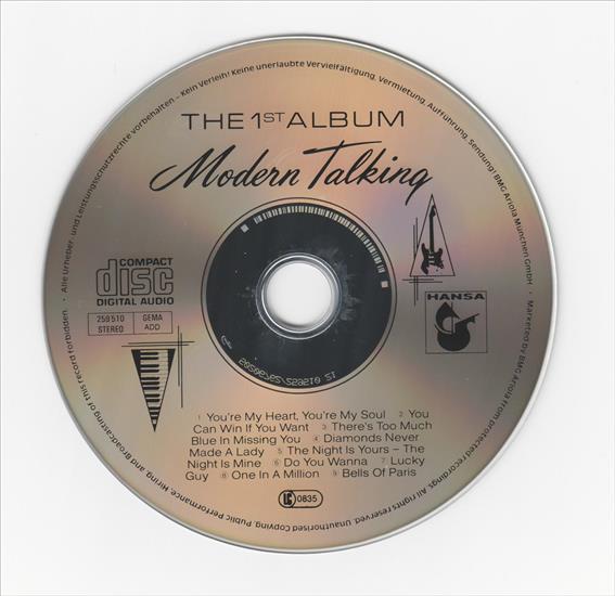 Album 1 - Modern Talking - 1985 - The 1st Album - CD.jpg