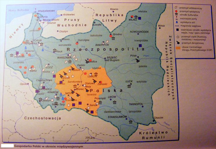 Mapy Polski1 - Gospodarka Polski w okresie międzywojennym.jpg