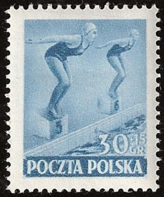 Znaczki polskie 1947 - 1952 - 612 - 1952 - Świeto Kultury Fizycznej.bmp